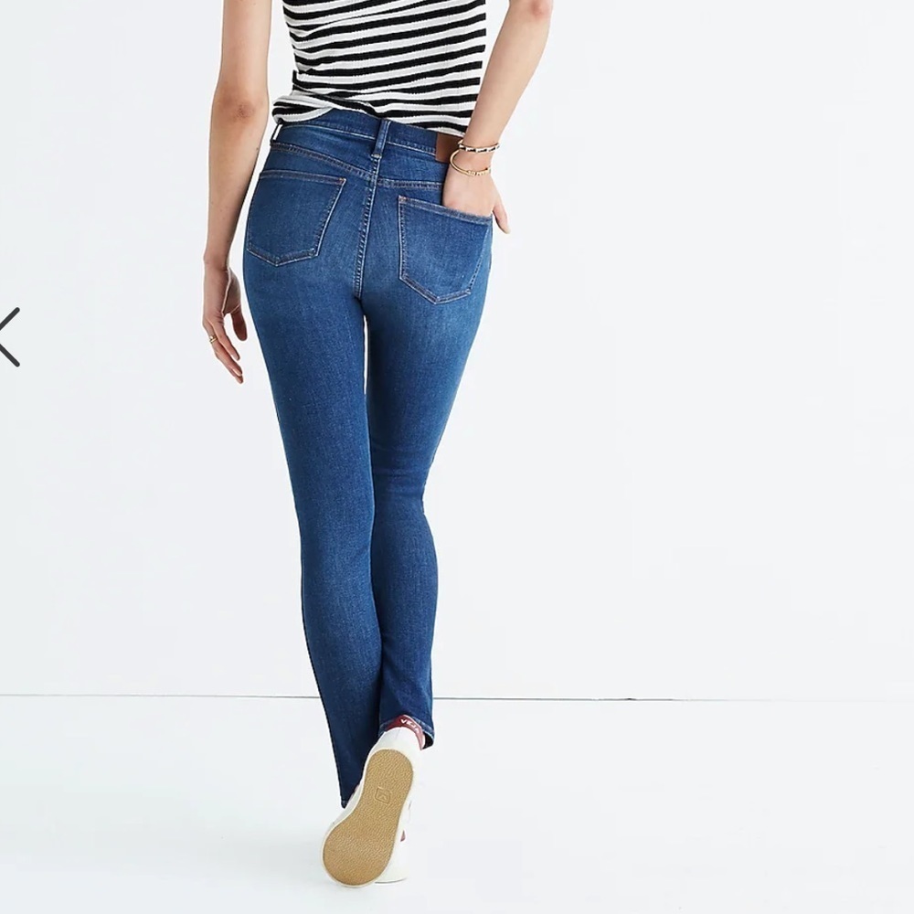 Madewell 9in mid rise skinny dark denim jean size 23/000